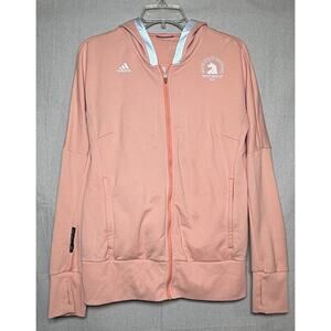 2015 Boston Marathon Adidas Full Zip Reflective Hooded Running Jacket Women’s‎ M
